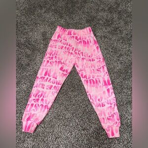 Justice pink sweat pants